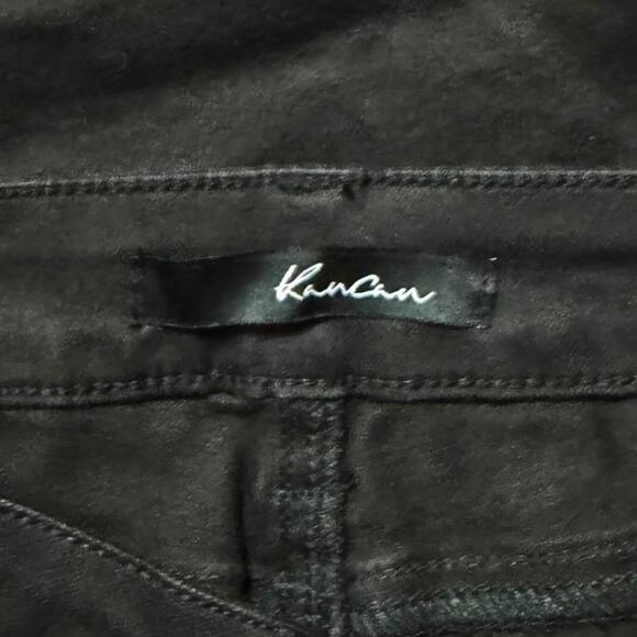 NWT Kancan Straight Leg High Waisted Black Jeans Size 28 - Picture 7 of 9